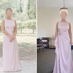 Sophisticated Blush Wedding Dress